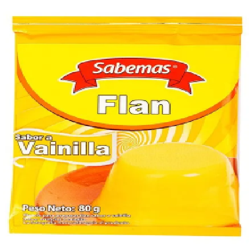 Flan De Vainilla Sabemas Bolsa - 80gr